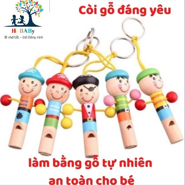 Còi gỗ đáng yêu cho bé nhà bạn