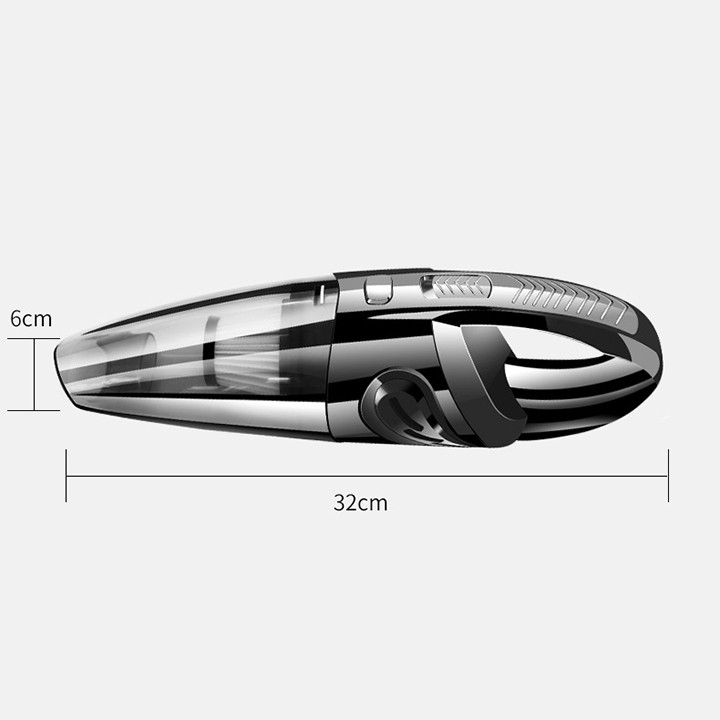 Máy Hút Bụi Ô Tô Cầm Tay Không Dây Damas XC628 - Máy có thể hút khô và nước - Sử dụng sạc pin - Hàng Nhập Khẩu