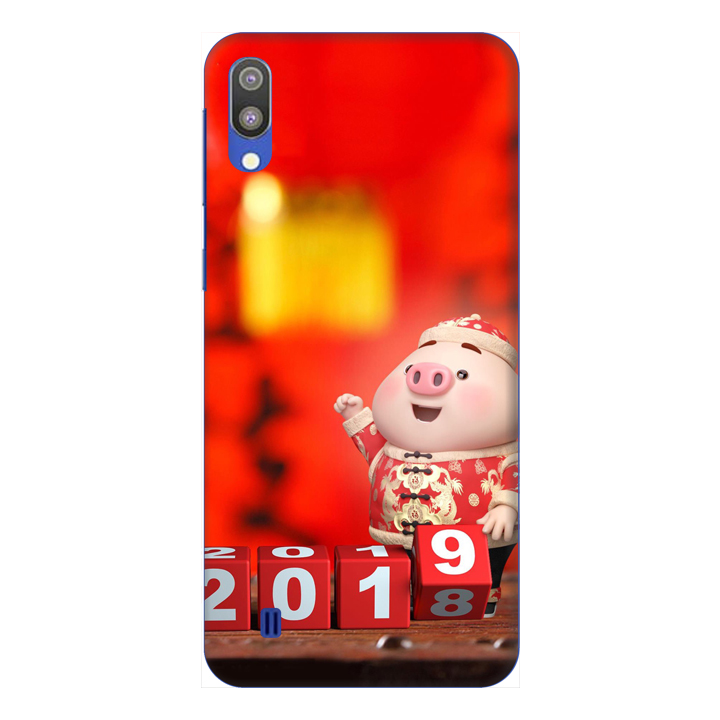 Ốp lưng dành cho điện thoại Samsung Galaxy M10 hình Heo Con Chúc Tết Mẫu 2 - Hàng chính hãng