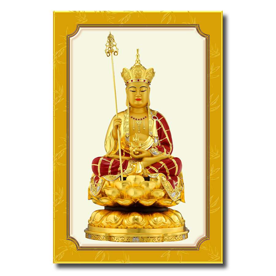 Tranh Phật Giáo Địa Tạng Vương Bồ Tát