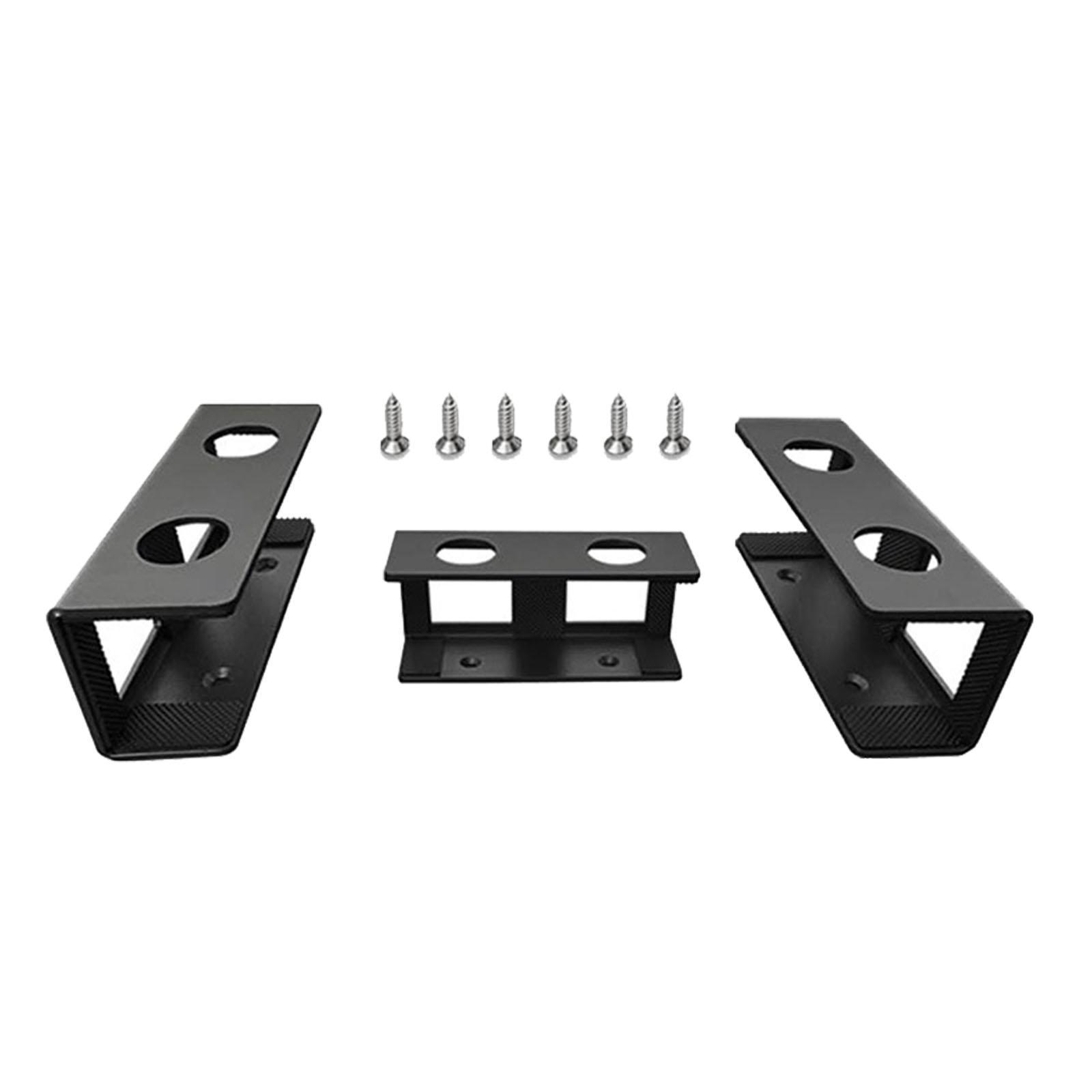 3x under Desk Laptop Mount Brackets Stand Set Heavy Duty Laptop Holder Mount