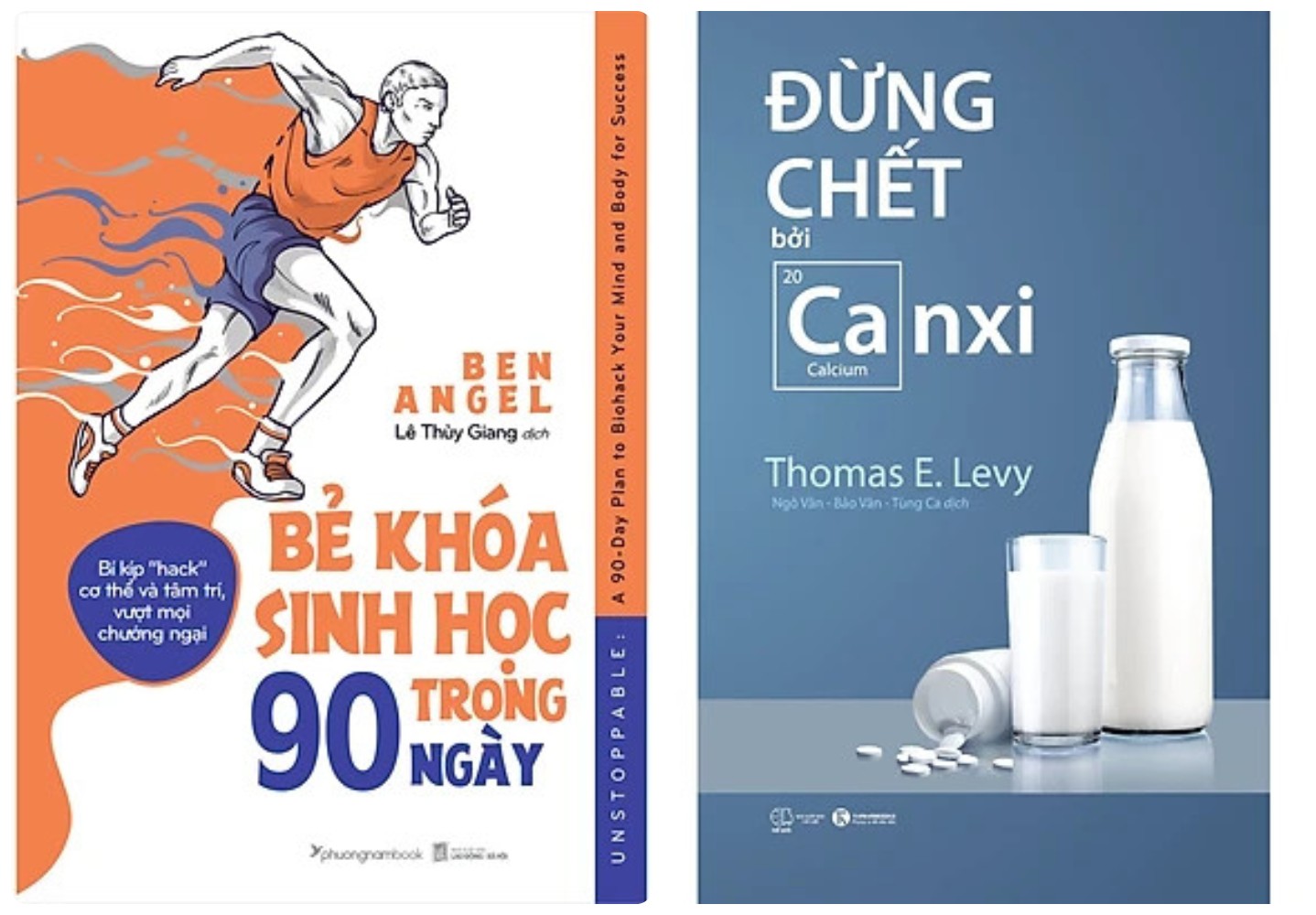 Combo 2Q: Bẻ Khóa Sinh Học Trong 90 Ngày + Đừng Chết Bởi Canxi