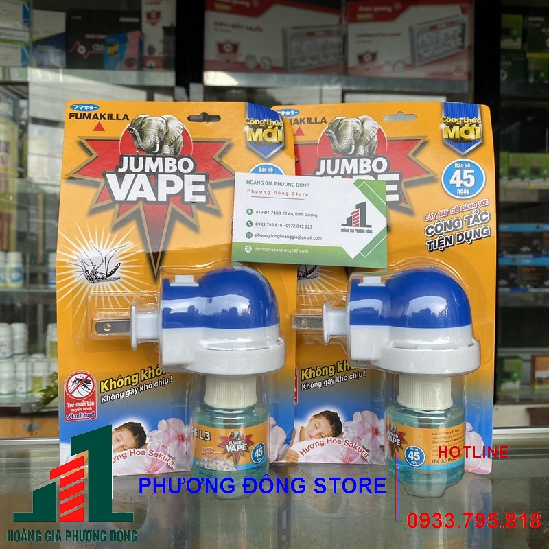 Bộ xông đuổi muỗi Jumbo