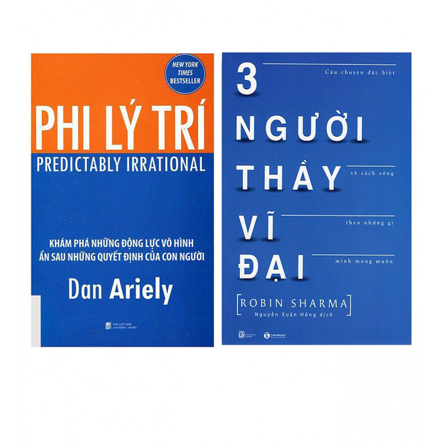 Combo Sách Kĩ Năng  Phi Lý Trí  +  Ba Người Thầy Vĩ Đại