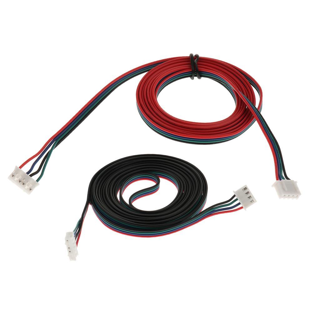 2 Pack 3D Printer Stepper Motor Extended Cables Connector Wire XH2.54