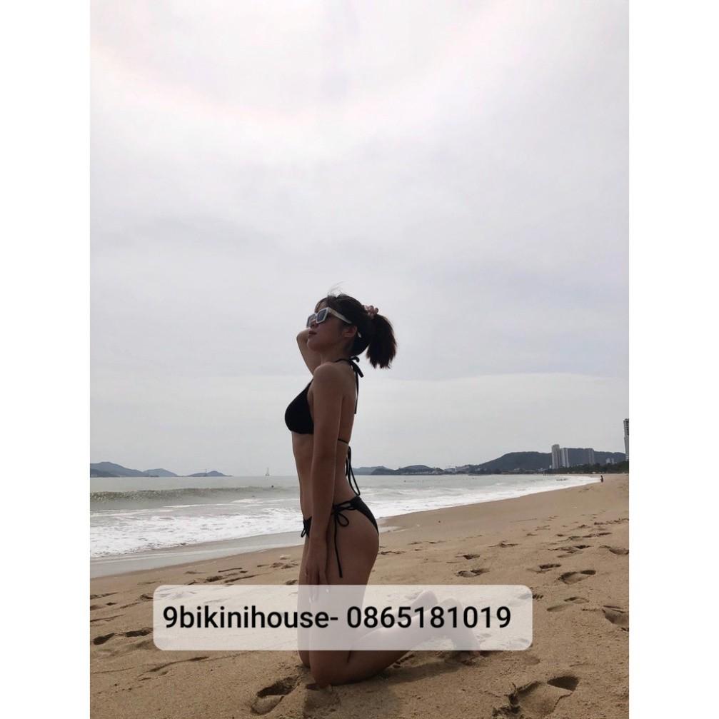 freeship Bikini 2 Mảnh tam giác đen ( Ảnh chụp thật)