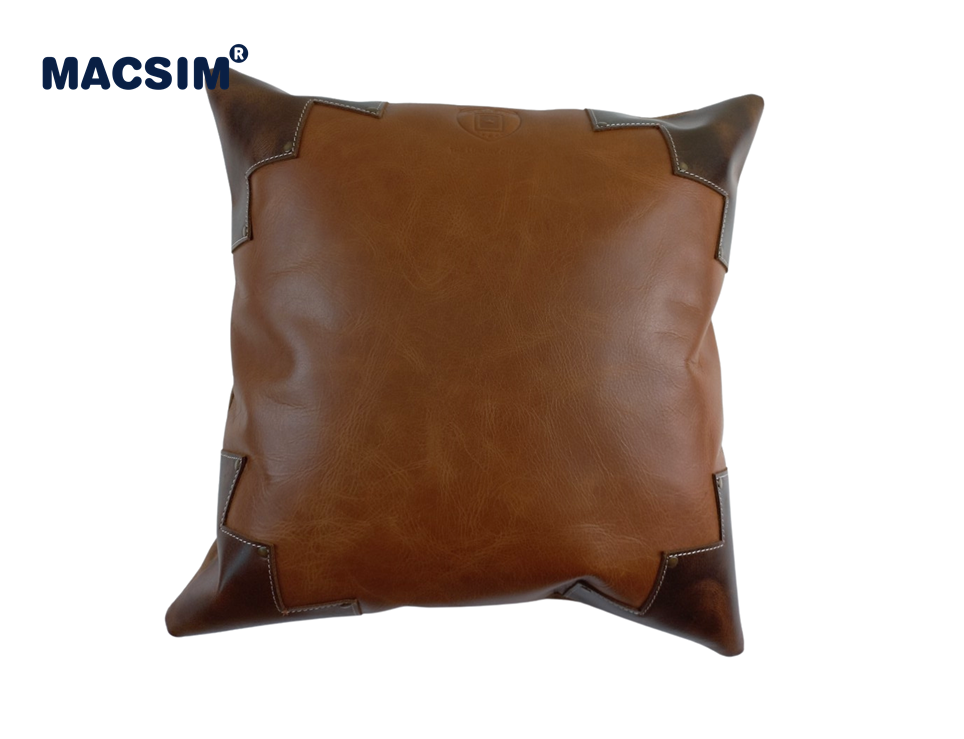 Gối tựa lưng, tựa đầu đa năng, gối sofa cao cấp Macsim kích thước 40cm x 40cm màu vàng