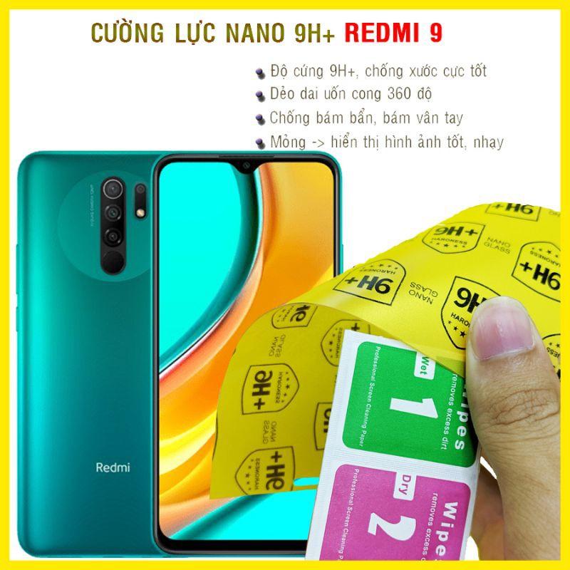 Dán cường lực dẻo nano dành cho  Xiaomi Redmi 9