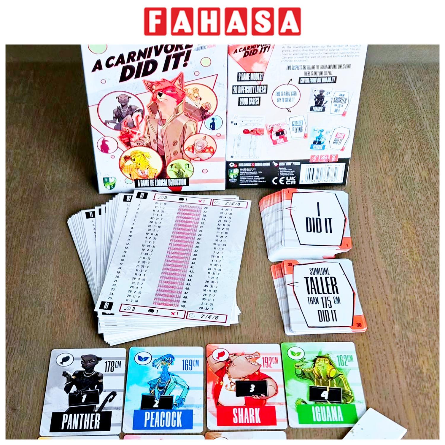 Boardgame A Carnivore Did It!