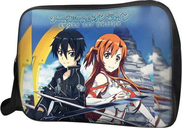 Túi Đeo Chéo Hộp Unisex Kirito Và Asuna - TCMA200 34 x 9 x 25 cm