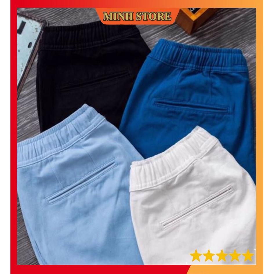 Quần short nam kaki, quần ngố nam chất dày dặn co giãn cực tốt, mềm mịn không bai, không xù SH01 MINHSTORE66