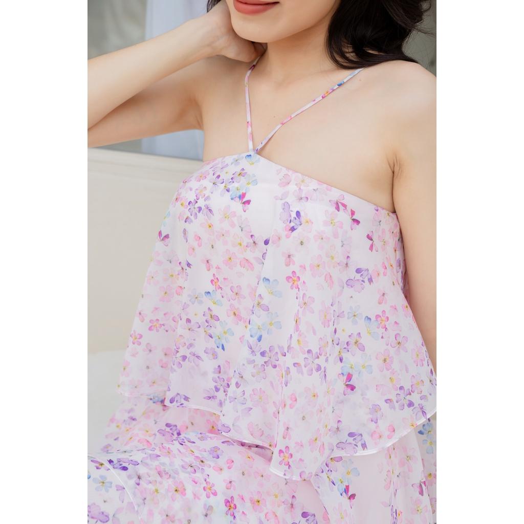 TIELA Đầm Váy hoa ba tầng-Sunny Dress