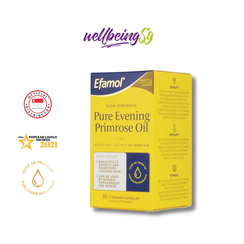 Viên Uống Bổ Sung Dầu Hoa Anh Thảo Nguyên Chất Efamol Pure Evening Primrose Oil, Giúp Cân Bằng Nội Tiết Tố, Bảo Vệ Và Làm Sáng Da