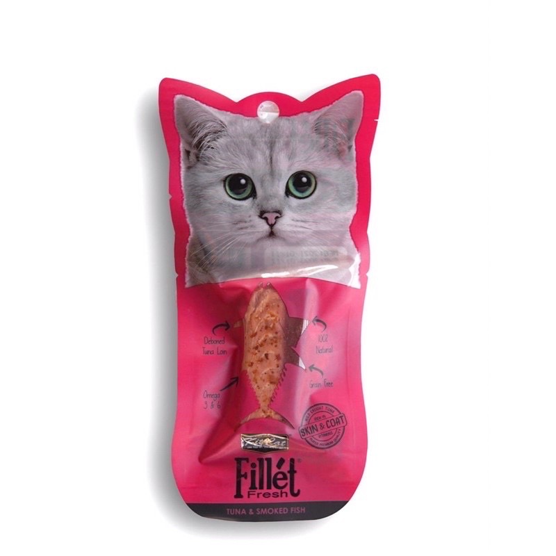Thịt Gà Phi Lê Cho Mèo - Thịt Tươi Kitcat Fresh Fillet Cho Mèo Gói 30g