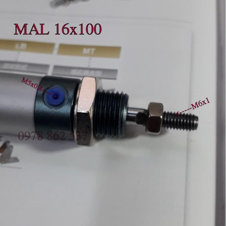 Xi lanh khí nén MAL 16x100