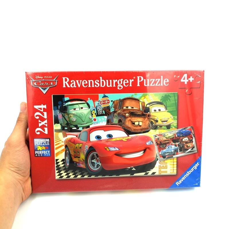 Bộ Xếp Hình Ravensburger Puzzle Car - Cuộc Phiêu Lưu Mới RV089598 (2 Bộ 24 Mảnh Ghép)