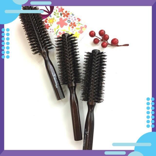 Lược sấy xoăn loại đẹp, chuôi gỗ hoặc nhựa