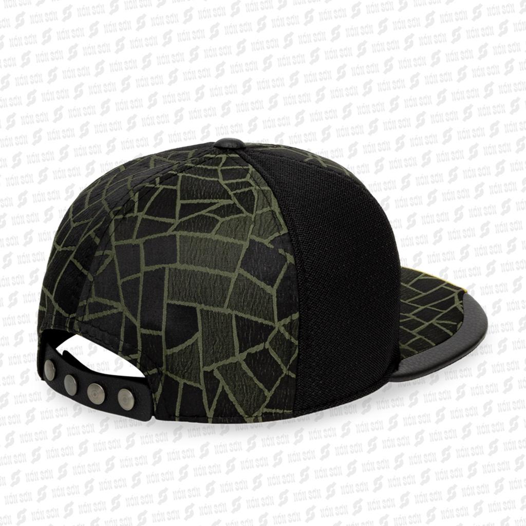 Mũ snapback hiphop nam nữ NÓN SƠN chính hãng MC210Đ-ĐXR1