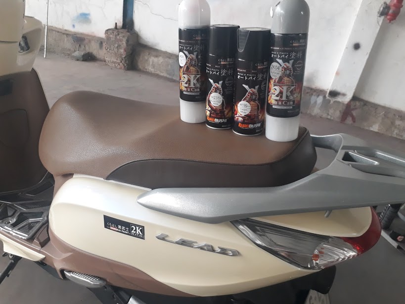 COMBO Sơn Samurai màu trắng kem H199 gồm 4 chai đủ quy trình