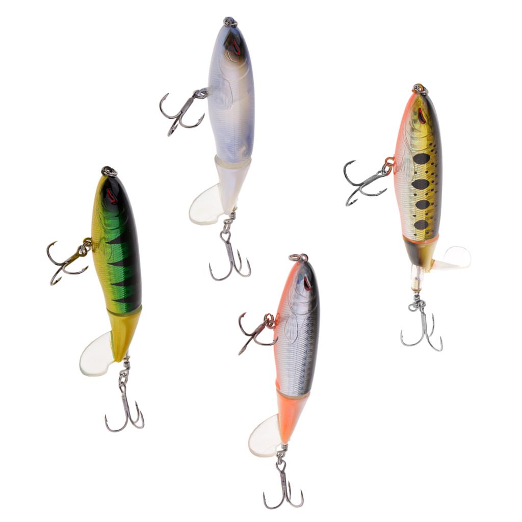Artificial Hard Bionic Fishing Bait Whopper Popper Fake Plastic Fishing Lure