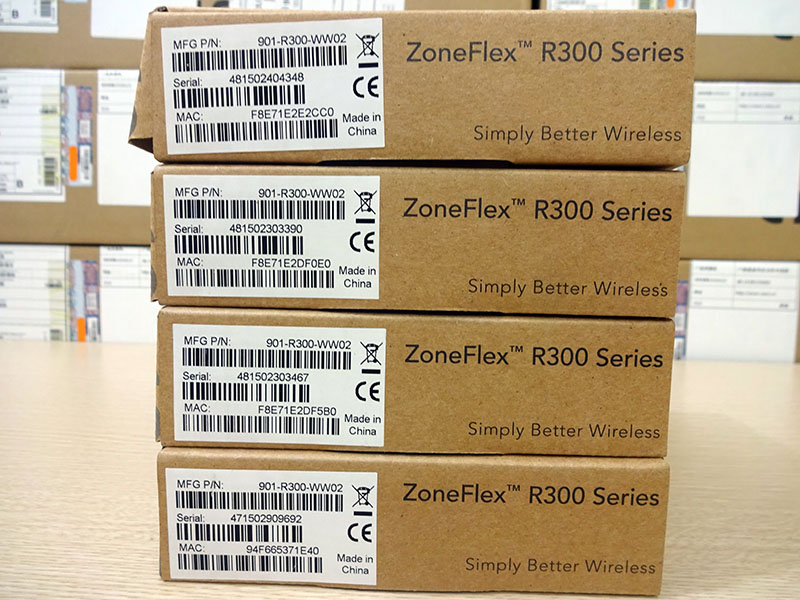 Bộ phát Wifi 901-R300-WW02 Ruckus ZoneFlex R300 Indoor dual-band 802.11n - Hàng nhập khẩu