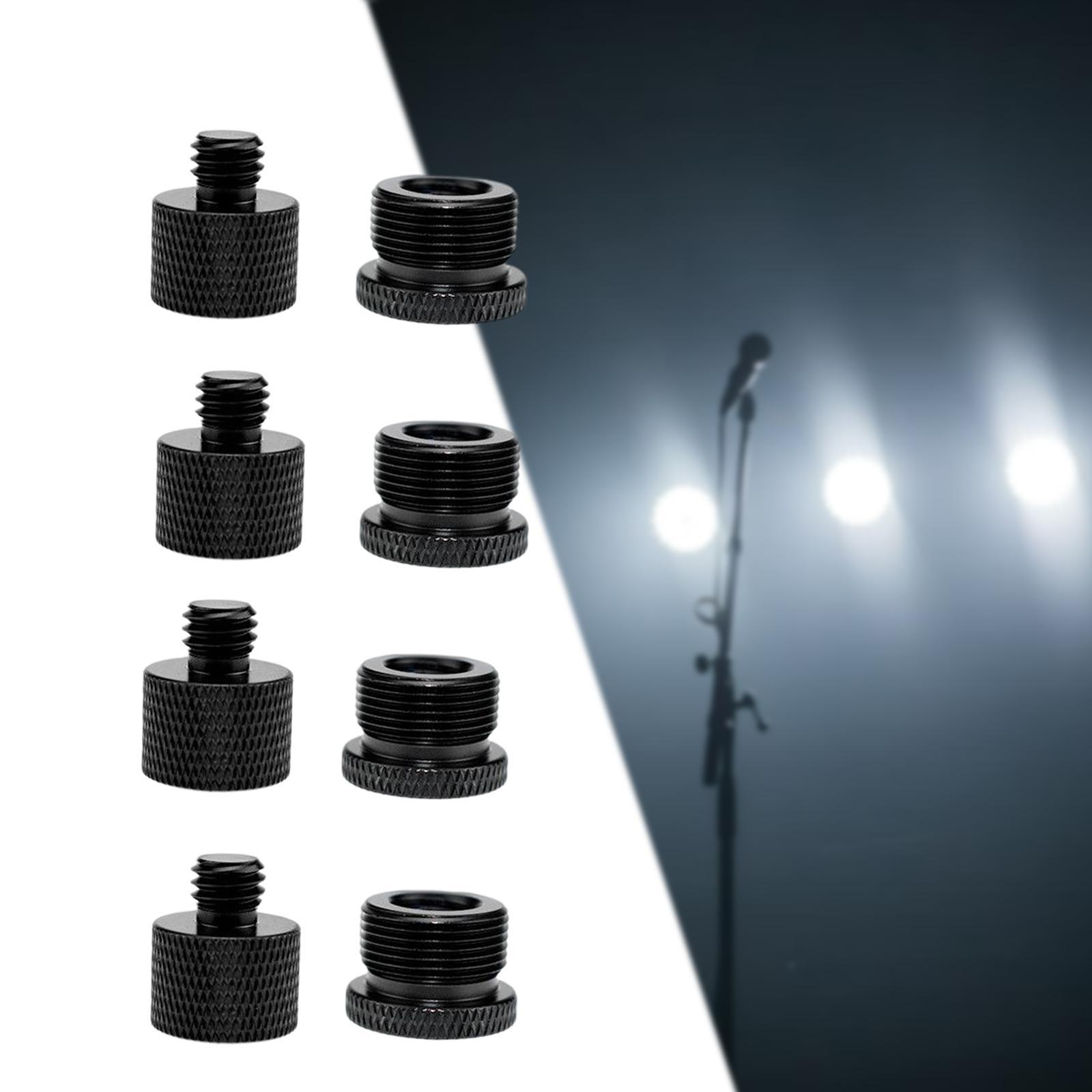 8x Mic Stand Adapter Mic Thread Adapter Set for Microphone Stand Tripod Accessories