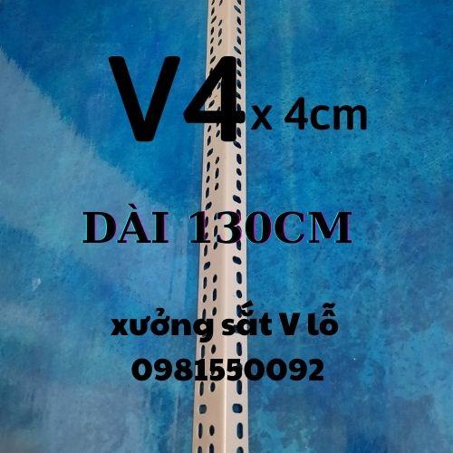 sắt thanh V Lỗ (cây V4x4 - dài 130cm ), kệ sắt V lỗ,sắt V lỗ đa năng,sắt V lắp kệ