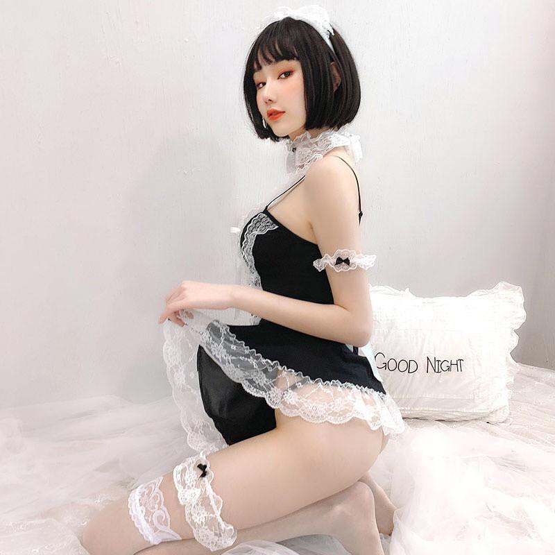 Đồ ngủ sexy cosplay hầu gái dễ thương bộ đồ ngủ gợi cảm 437