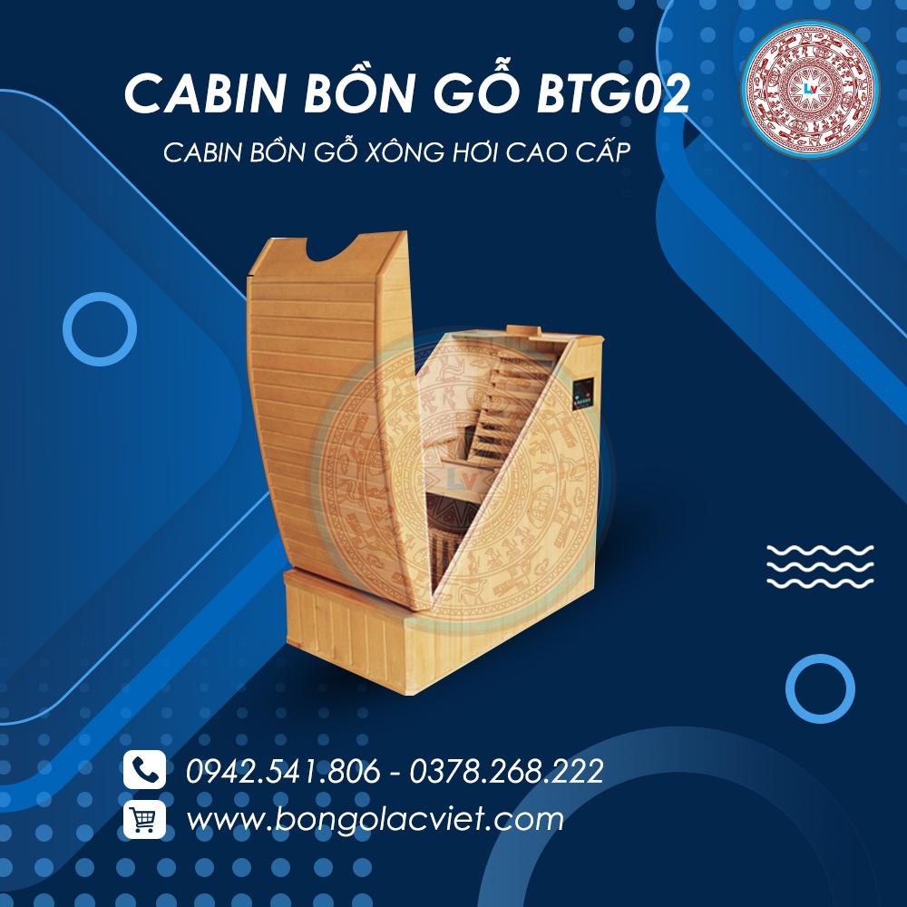 Bồn xông hơi Cabin gỗ thông chất lượng BTG02