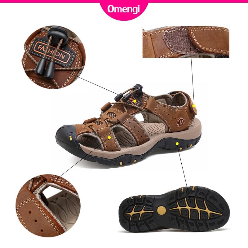 Giày Sandal Chống Trượt Thời Trang Cho Nam Size 38-47