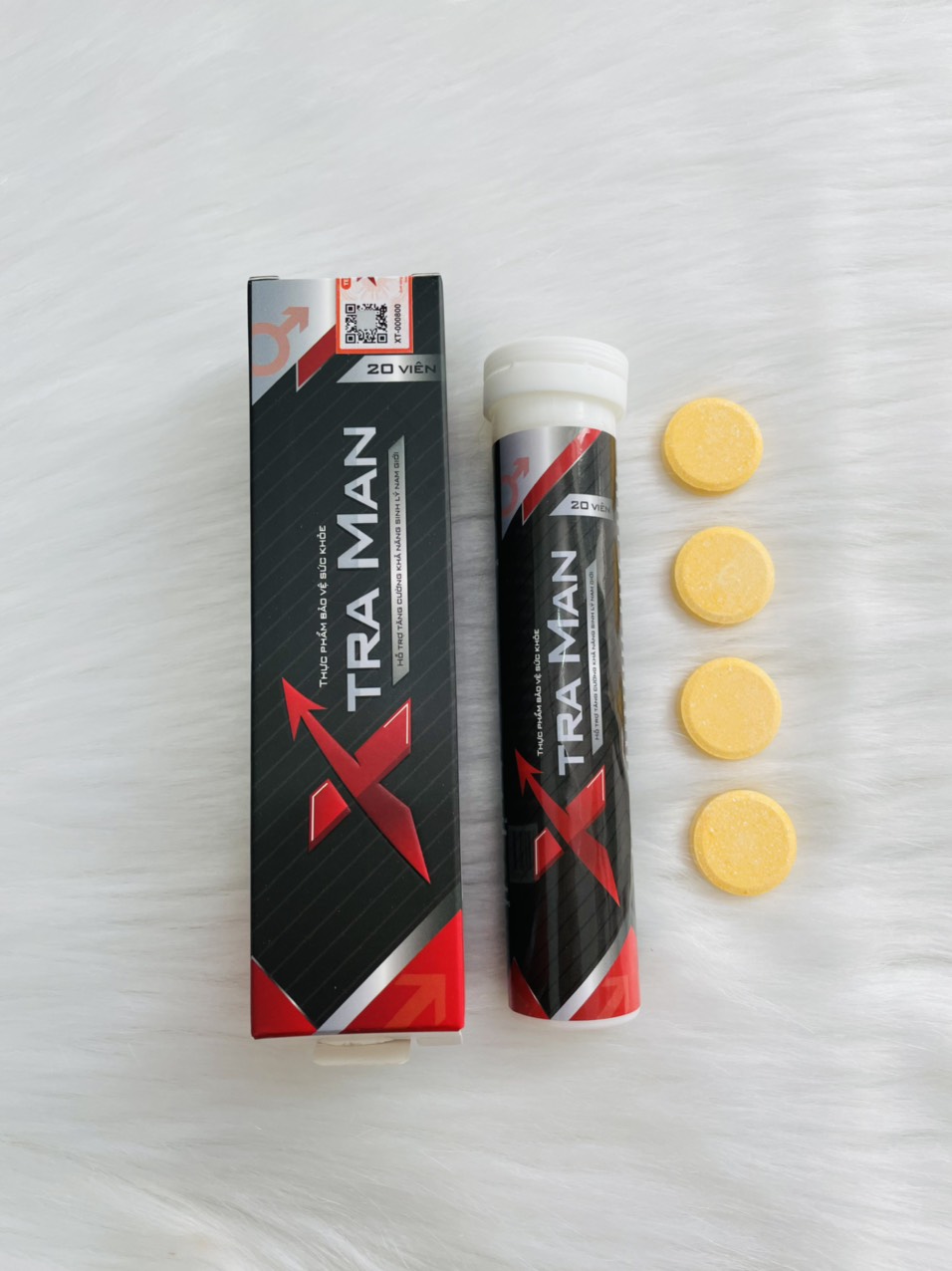 Xtraman - Hộp 20 viên Sủi Tăng Cường Sinh Lý Nam Giới