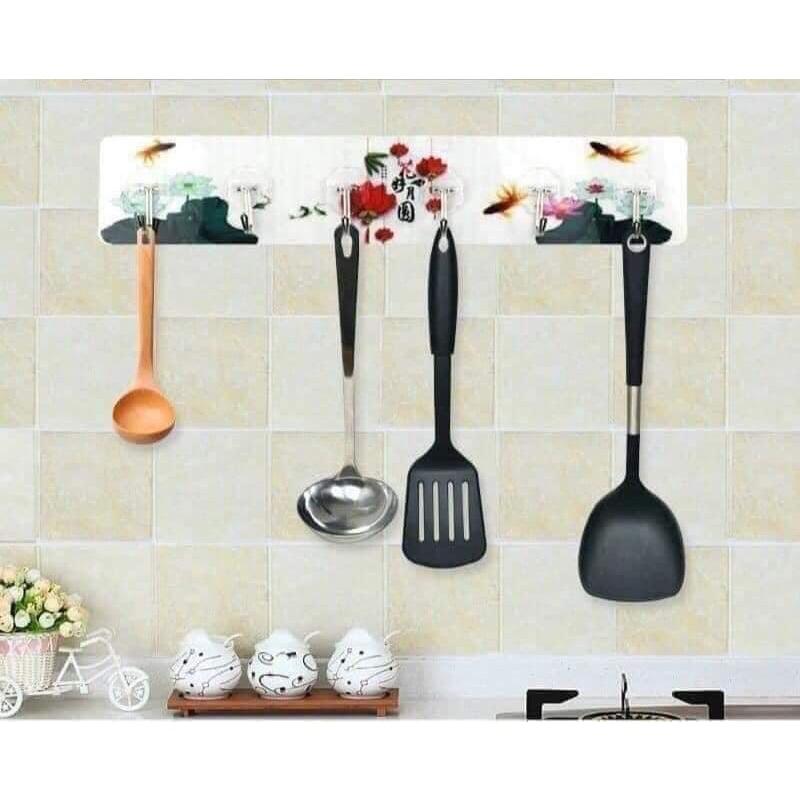 Móc trong, móc 3D dán tường chắc chắn, siêu dính