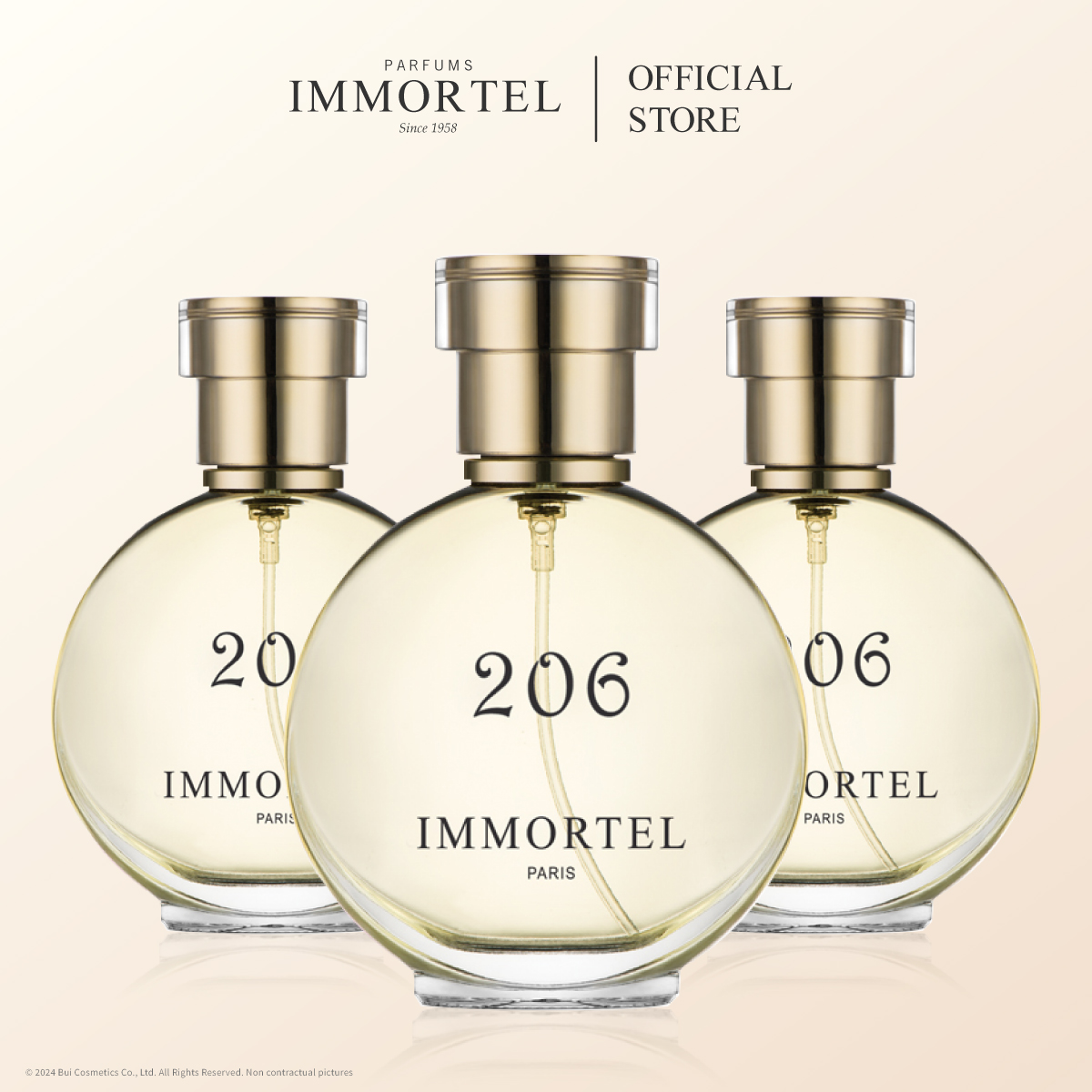 Nước Hoa Nữ NH IMMORTEL 206 - 8 mL Eau de Parfum - Chính hãng Pháp