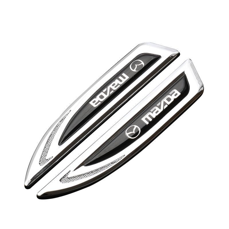 FENDER Bộ 2 Miếng Dán Trang Trí Chắn Bùn Xe Hơi Mazda Cx8 Rx8 Bt50 Cx7 Cx30