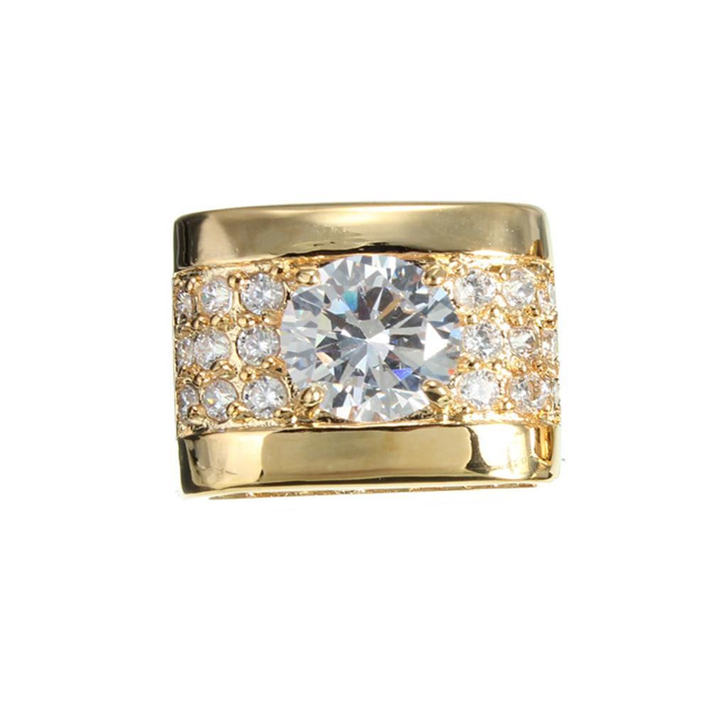 Unique Mens Brass Rectangle Formal Cuff Links Fashion Male Gift
