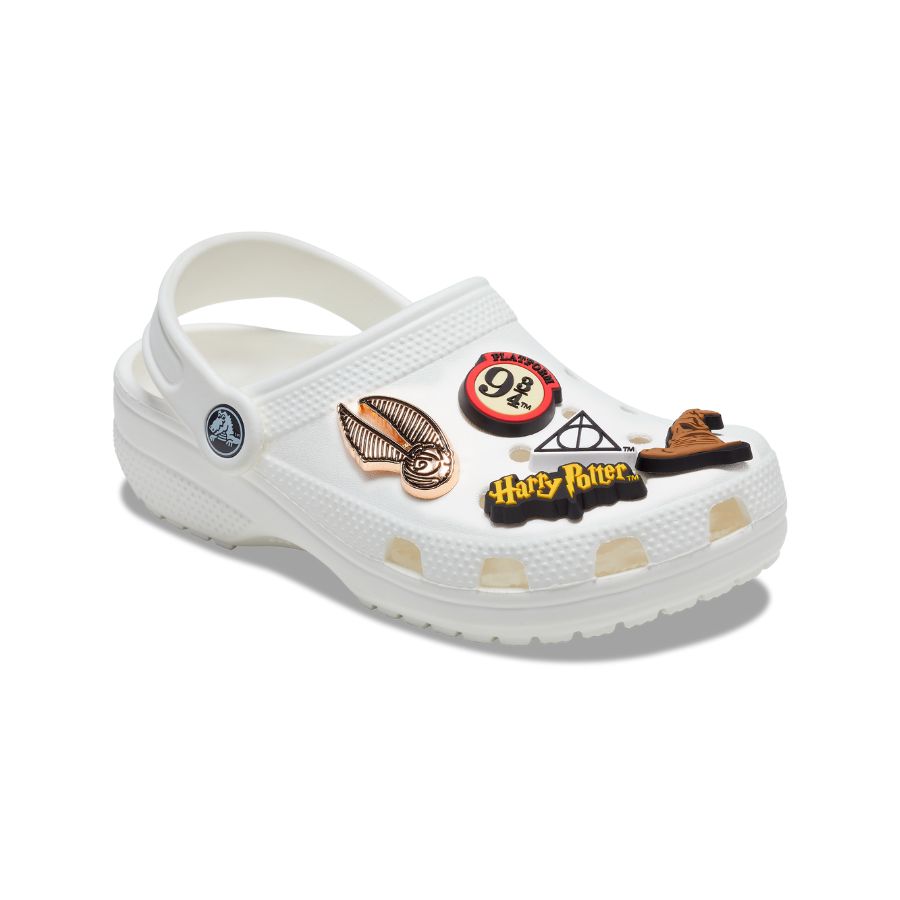 Sticker nhựa jibbitz unisex Crocs Harry Potter Symbol