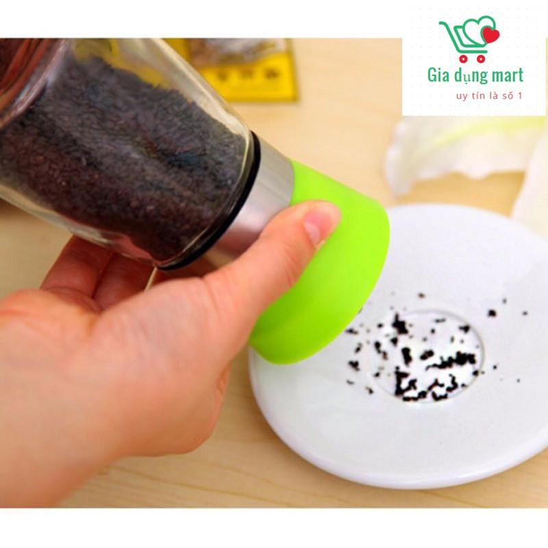 Lọ xay tiêu cầm tay thủy tinh loại đẹp