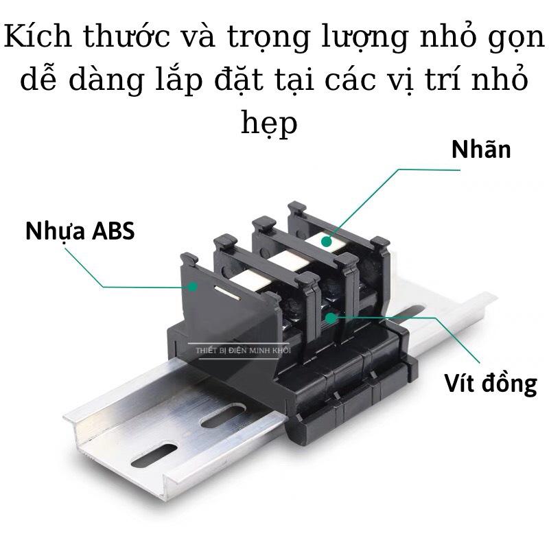 Cầu Đấu Mắt Rời TBR 10A, 20A,30A,cầu đấu dây điện domino tép,terminal tép TBR-20A, 10A,30A