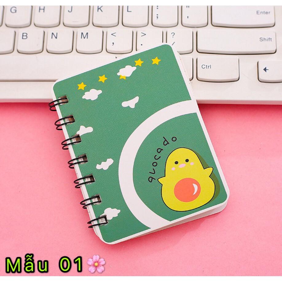 Sổ Tay Mini Siêu Dễ Thương Sổ Tay Lò Xo
