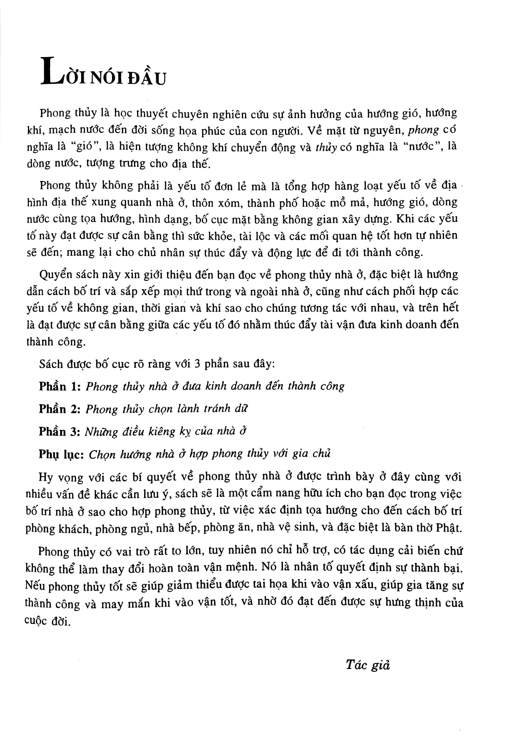 Phong Thủy Nhà Ở