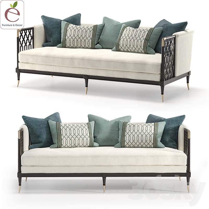 Sofa Chawoo (Lattice) - Sofa nan gỗ, đan mây tự nhiên. Hàng gia công tỉ mỉ, chất lượng xuất khẩu. Bảo hành 12 tháng.