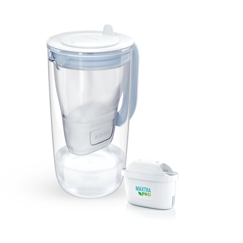 Bình lọc nước BRITA thủy tinh Glass Jug One (có sẵn 1 lõi Maxtra Pro)