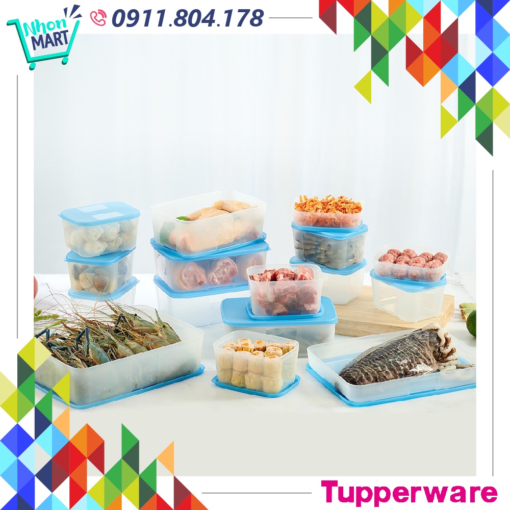 Bộ 16 Hộp Trữ Đông Thực Phẩm Jumbo Chất Nhựa Cao Cấp An toàn Thực Phẩm Và Sức Khỏe Người Dùng