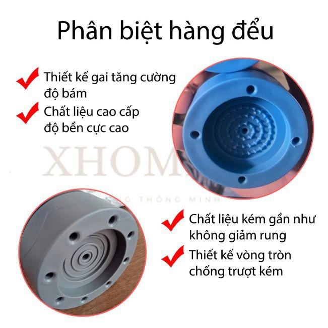 Set 4 miếng cao su lót chân máy giặt chống rung ồn