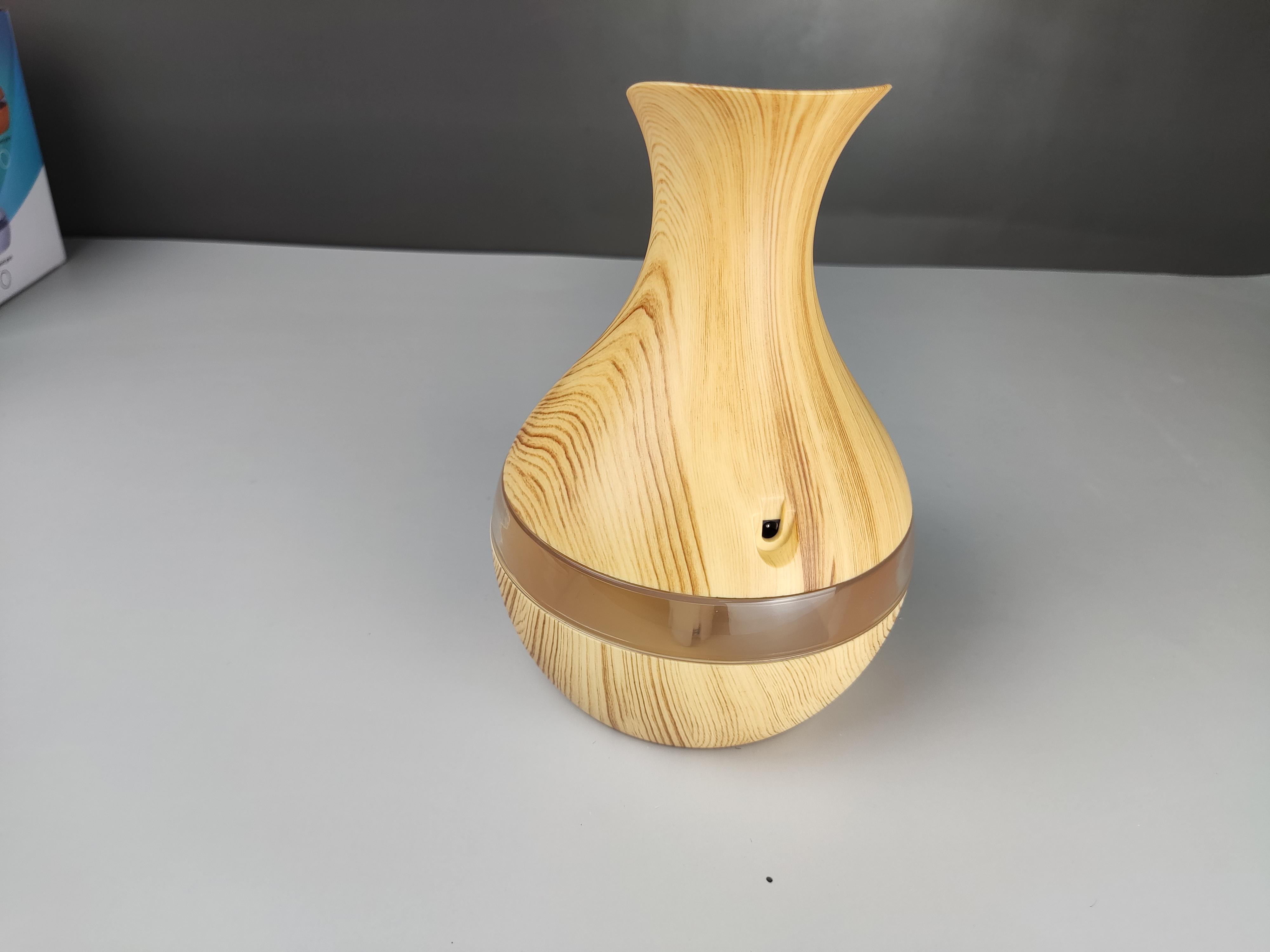 300Ml USB Điện Máy Khuếch Tán Tinh Dầu Siêu Âm Thanh Máy Tạo Độ Ẩm Không Khí Hạt Gỗ Đèn LED Hương Thơm Khuếch Tán Cho Gia Đình