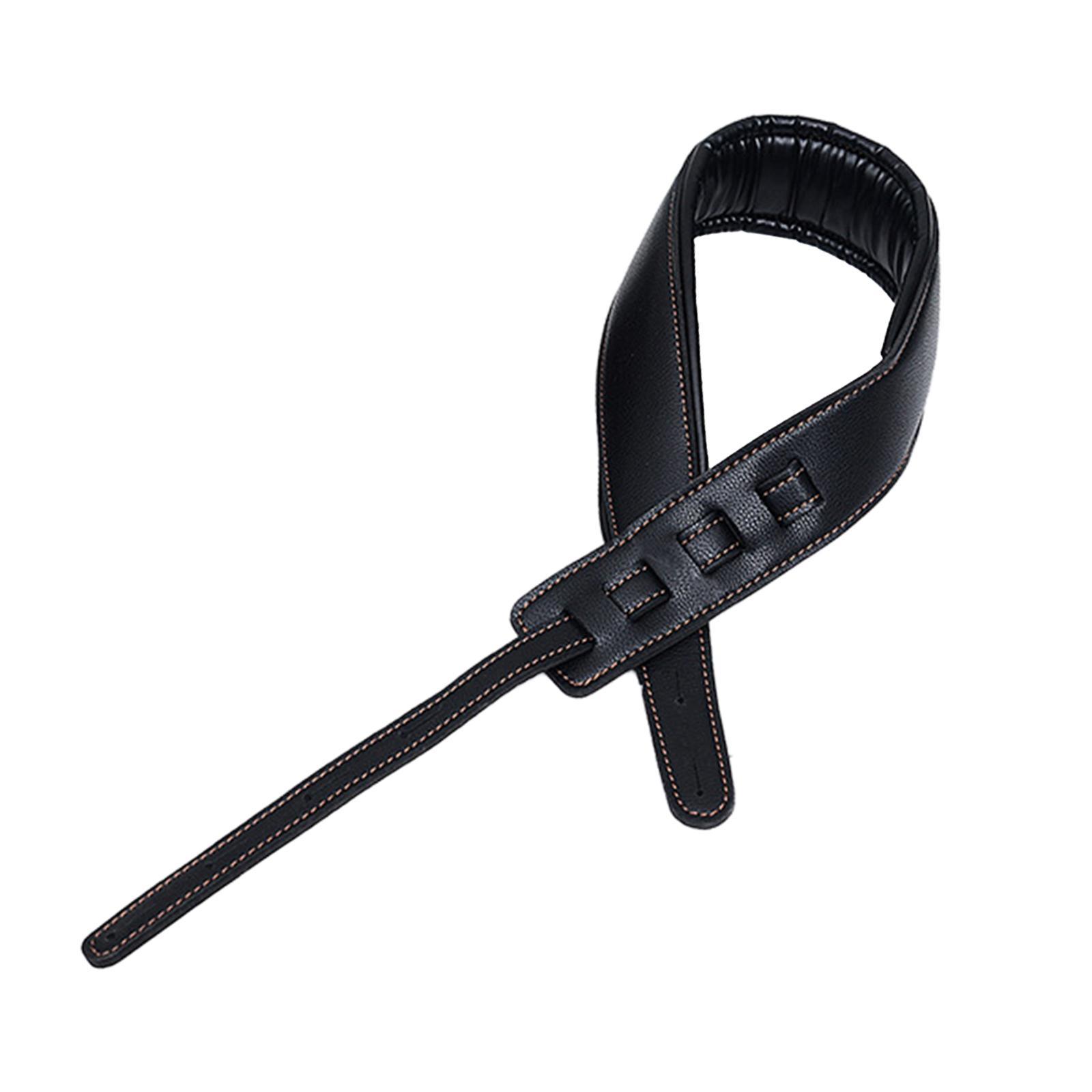 Guitar Strap Leather Soft Padded  for Acoustic Guitar Classical Guitars