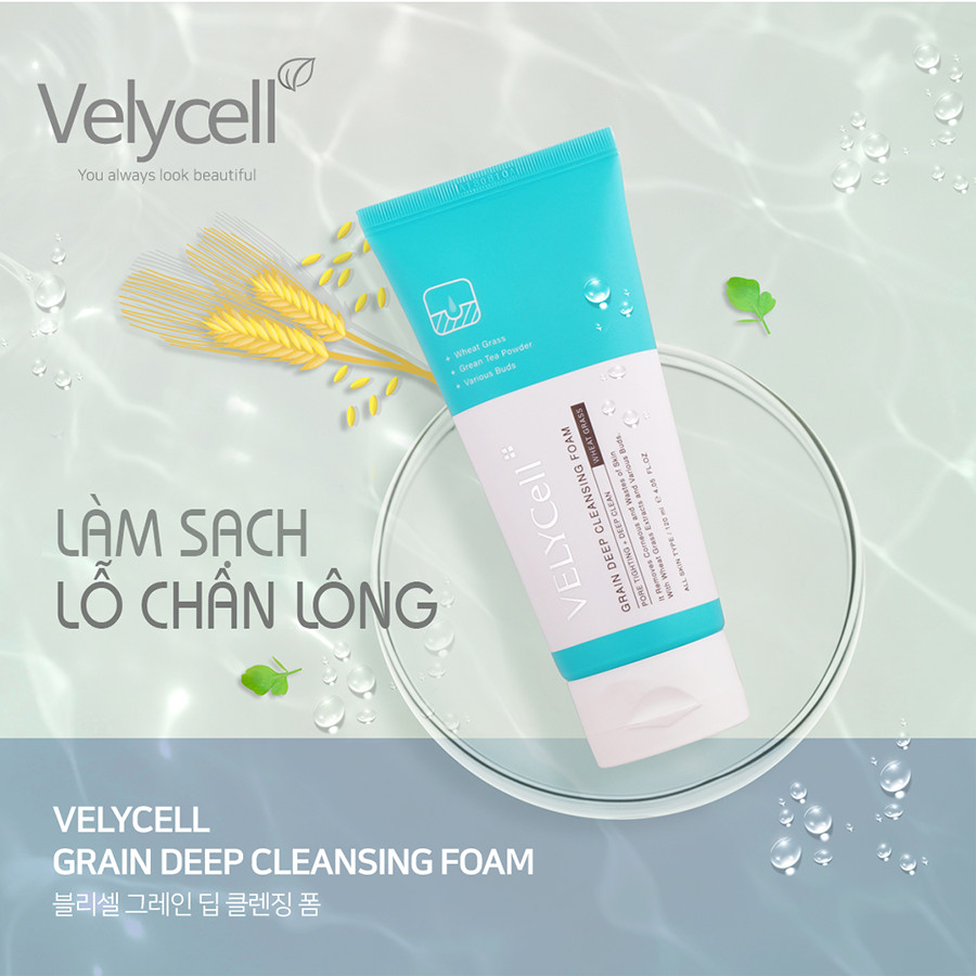 Combo sữa rửa mặt và nước cân bằng hoa cúc VelyCell