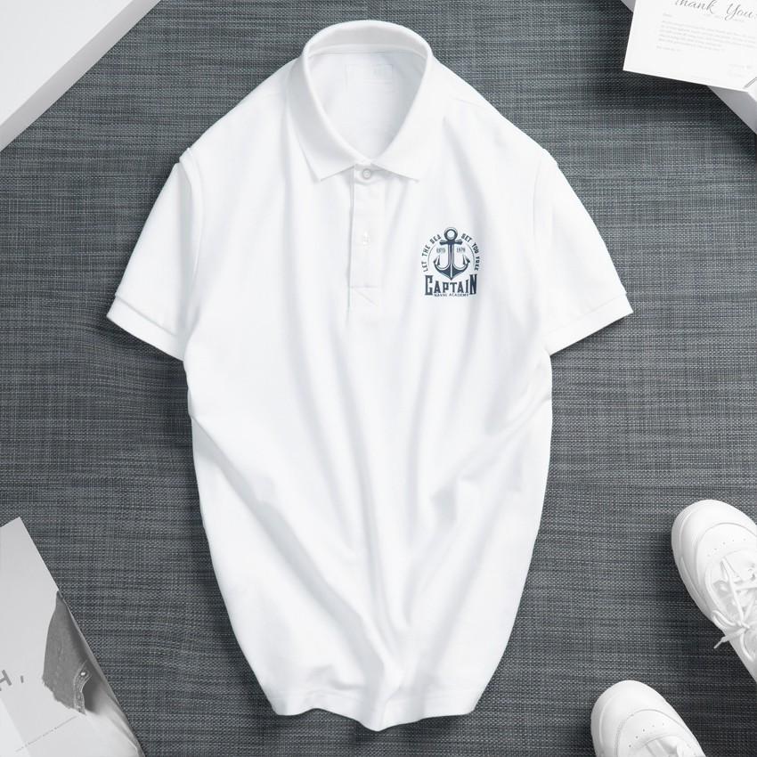 Áo polo nam , cổ dệt bo len , may kĩ in đẹp ,áo thun nam có cổ tay ngắn thanh lịch Polo-19 - Soha Clothing