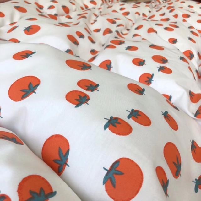 Set Cotton Living Hàng Nhập Khẩu Cao Cấp 4 Món Trái Cà Chua