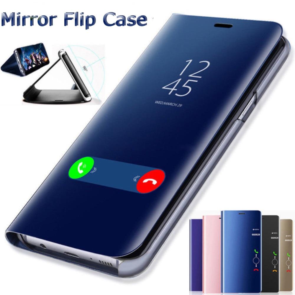 Bao Da Tráng Gương Thời Trang Cho Huawei P40 P20 P30 Lite Pro Y7 Y6 P Smart 2019 Mate 20 Lite Honor 20 10 9 Lite 8x 8a 10i 9x